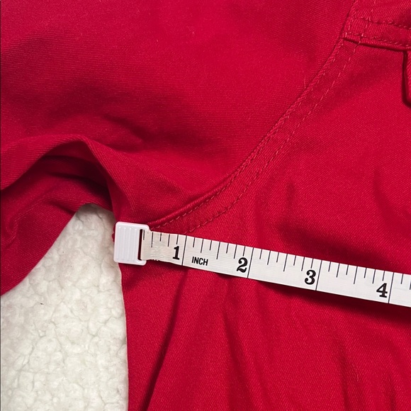 NWOT Style and Company Vibrant Red Denim/Twill Jacket XL - Picture 8 of 10